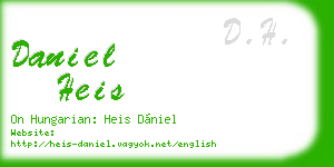 daniel heis business card